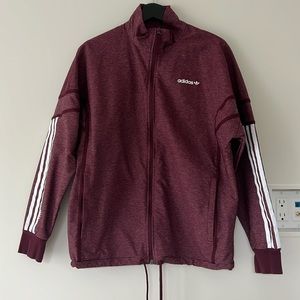 Adidas Originals Men's Burgundy Jacket